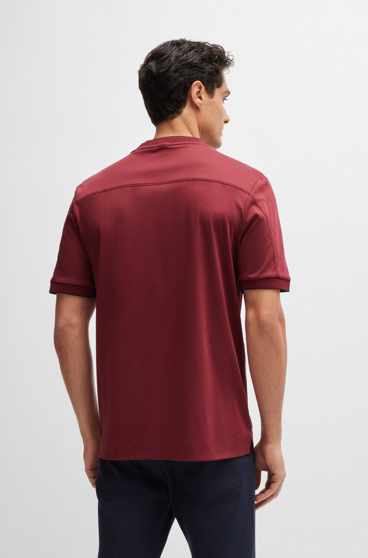 BOSS T-Shirts Regular Fit in Cotton - H-THOMPSON 40_PS 10262914 01-50518631- Concorde Fashion#color_red-605