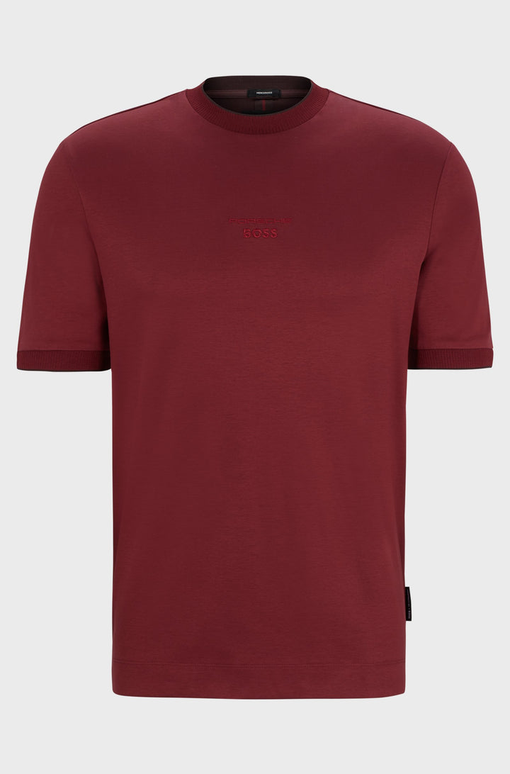 BOSS T-Shirts Regular Fit in Cotton - H-THOMPSON 40_PS 10262914 01-50518631- Concorde Fashion#color_red-605