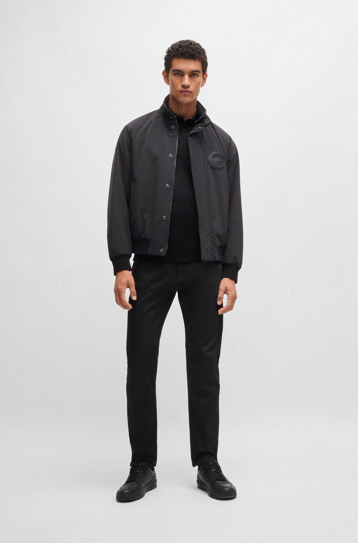 BOSS Polos Regular Fit in Cotton - H-PROUT 400_PS 10262914 01-50519931- Concorde Fashion#color_black-001