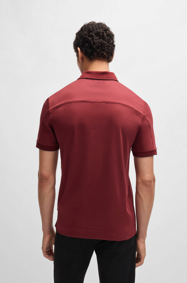 BOSS Polos Regular Fit in Cotton - H-PROUT 400_PS 10262914 01-50519931- Concorde Fashion#color_red-605