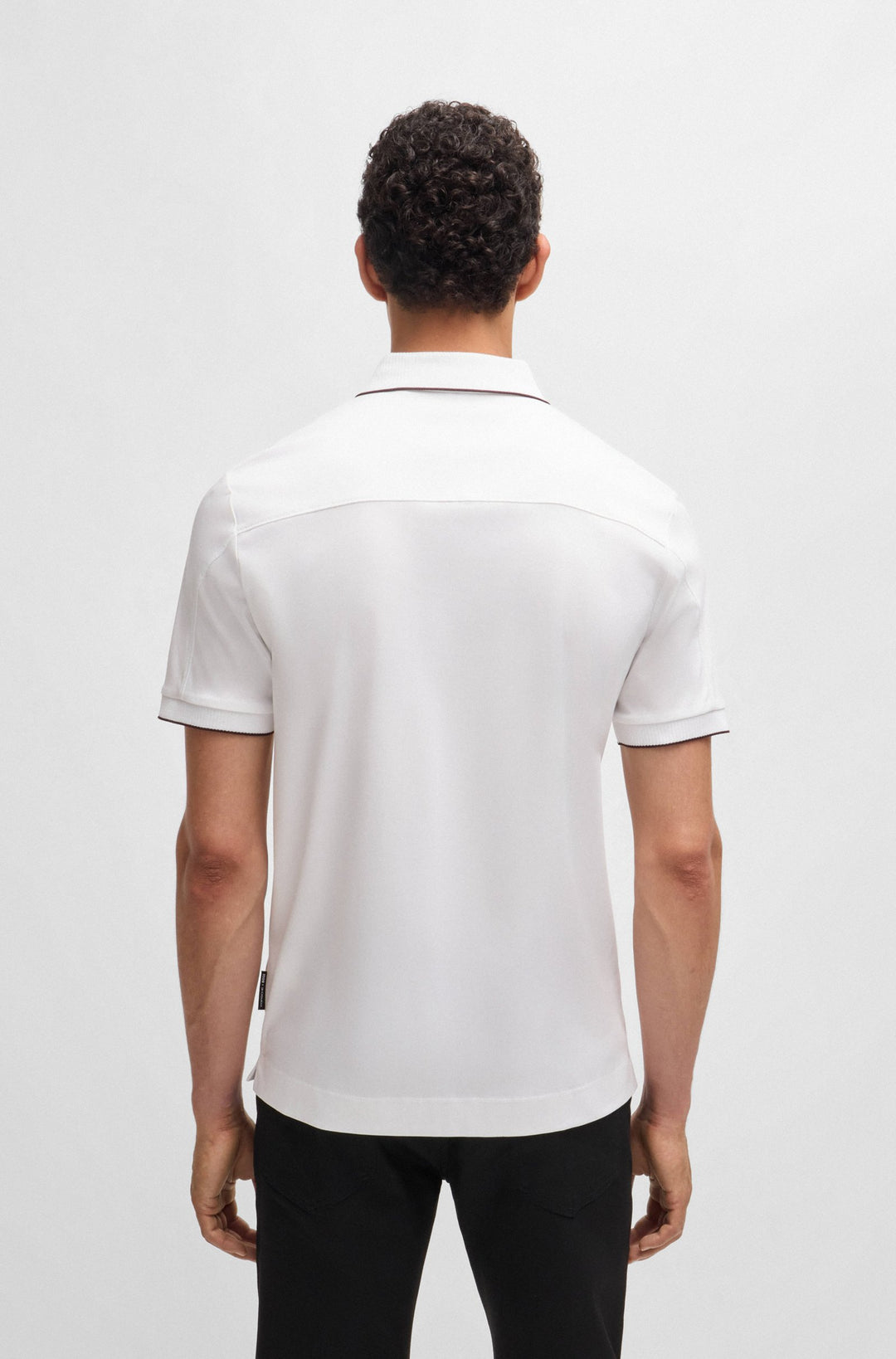 BOSS Polos Regular Fit in Cotton - H-PROUT 400_PS 10262914 01-50519931- Concorde Fashion#color_white-100