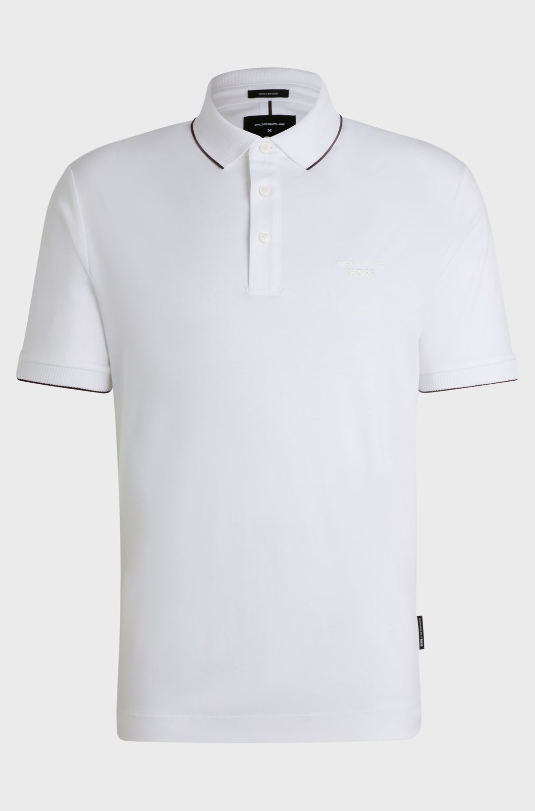 BOSS Polos Regular Fit in Cotton - H-PROUT 400_PS 10262914 01-50519931- Concorde Fashion#color_white-100