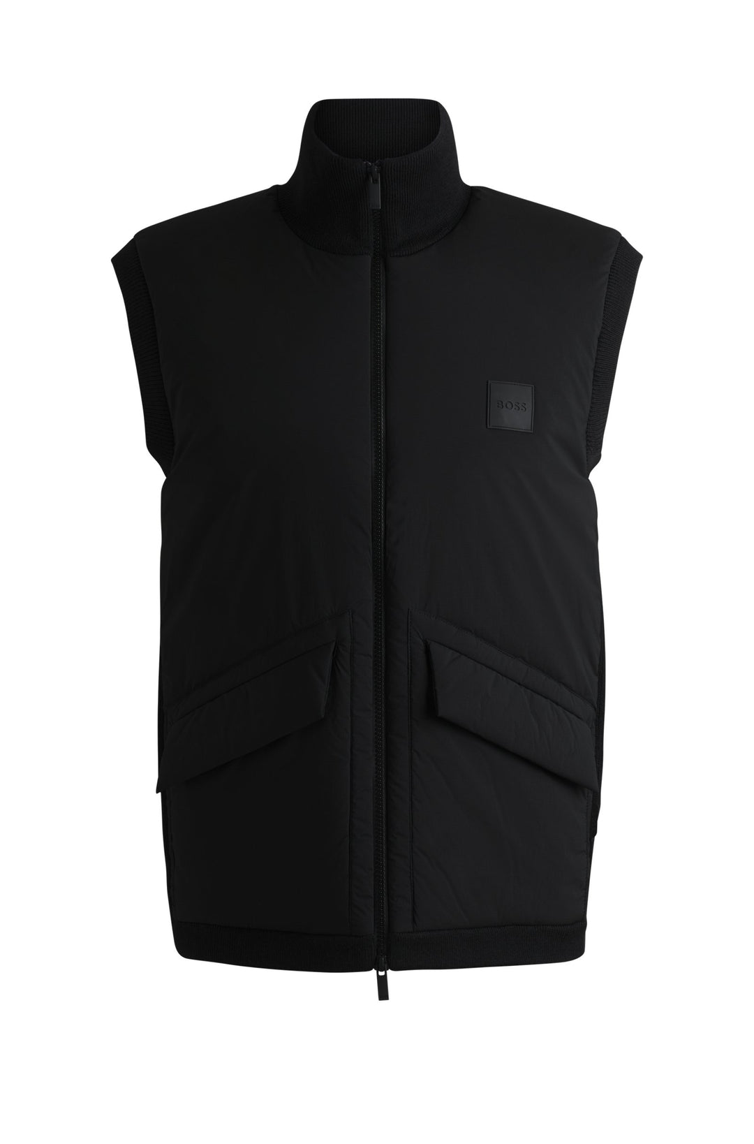BOSS Vests Regular Fit in Polyester Mix - P-DRAGONE 10262936 01-50522509- Concorde Fashion#color_black-001