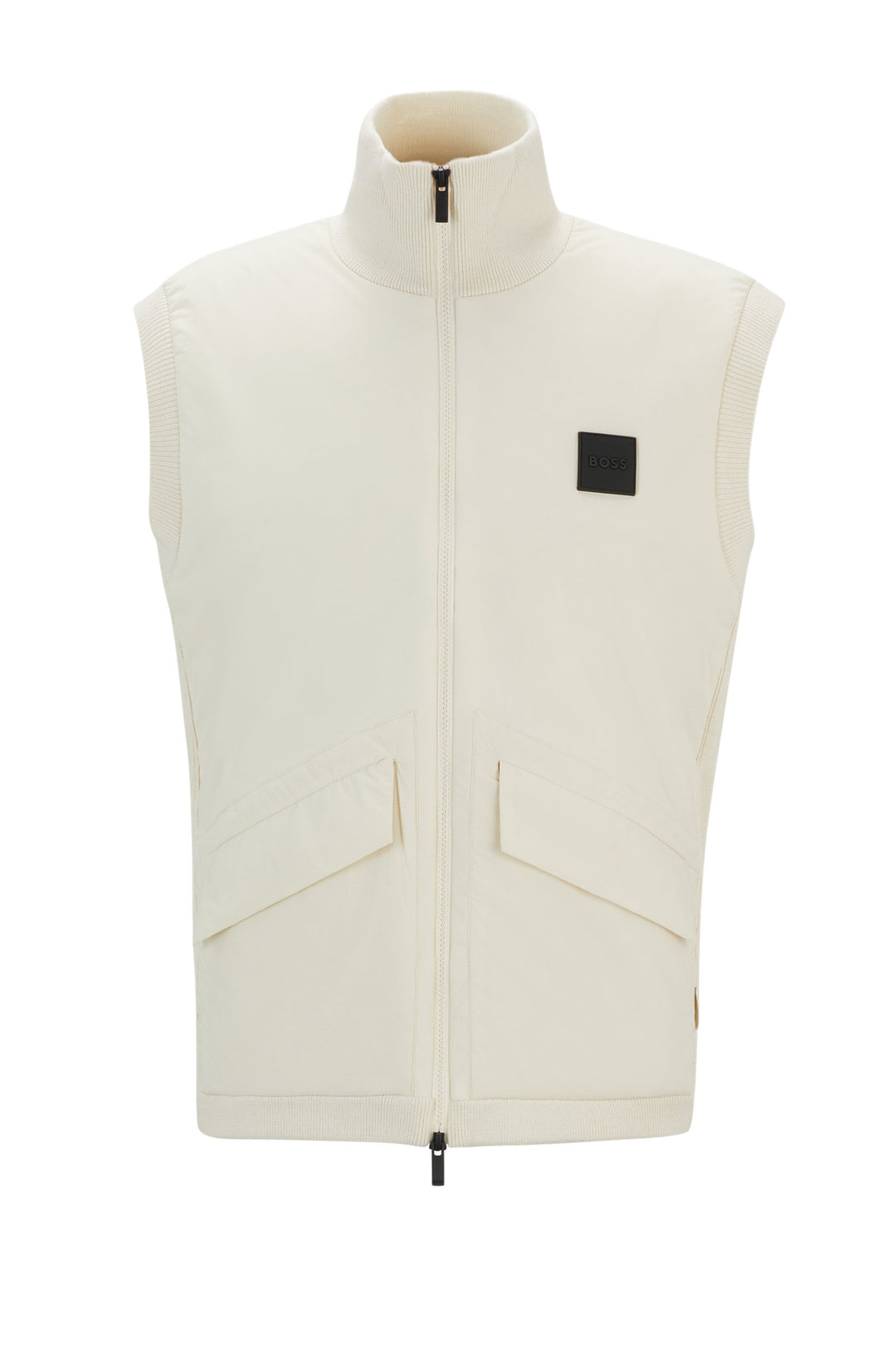 BOSS Vests Regular Fit in Polyester Mix - P-DRAGONE 10262936 01-50522509- Concorde Fashion#color_white-131