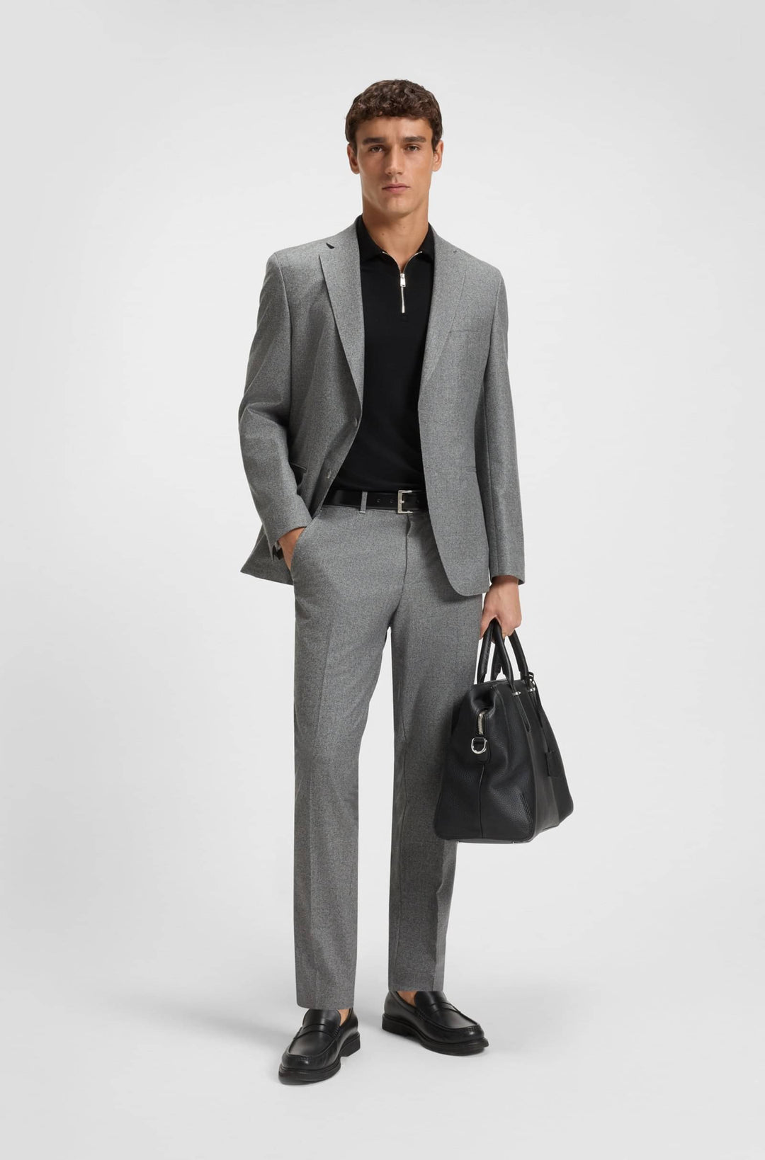 BOSS Polos Regular Fit - H-PARAS 57 50544091- Concorde Fashion#color_black-001