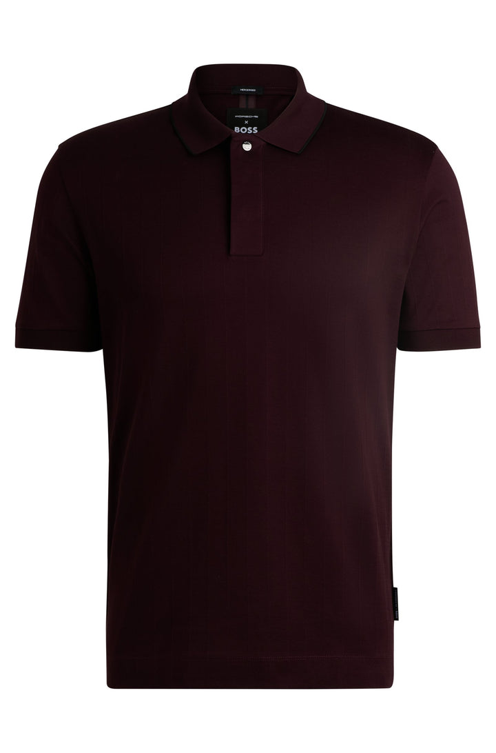 BOSS Polos Regular Fit in Cotton - C-PARLAY 400_PS 10262966 01-50518626- Concorde Fashion#color_red-642