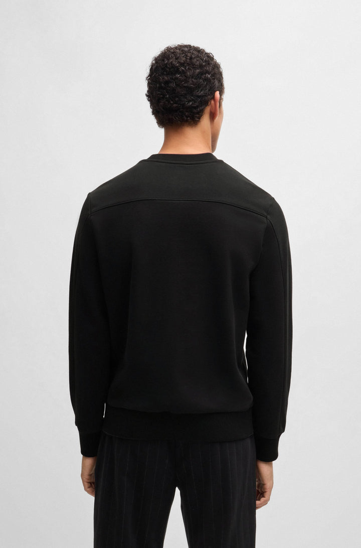 BOSS Sweatshirts Relaxed Fit in Cotton Mix - C-SOLERI 40_PS 10262967 01-50518625- Concorde Fashion#color_black-001