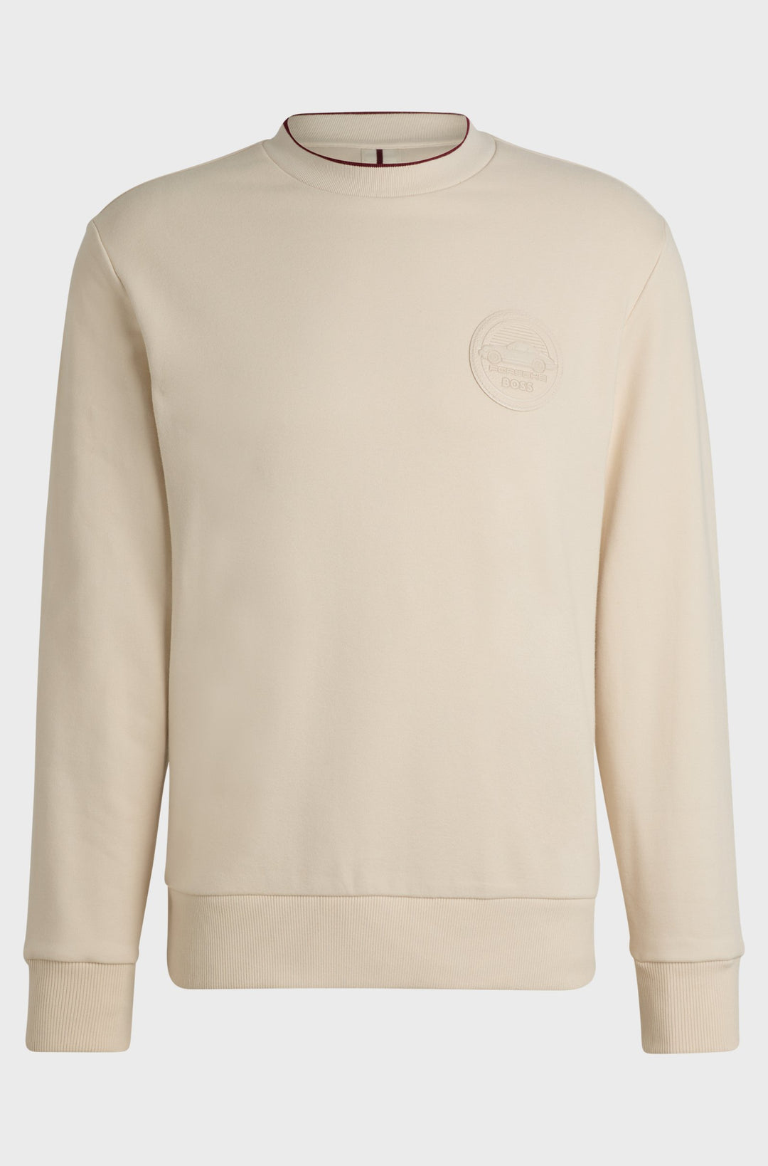 BOSS Sweatshirts Relaxed Fit in Cotton Mix - C-SOLERI 40_PS 10262967 01-50518625- Concorde Fashion#color_white-131