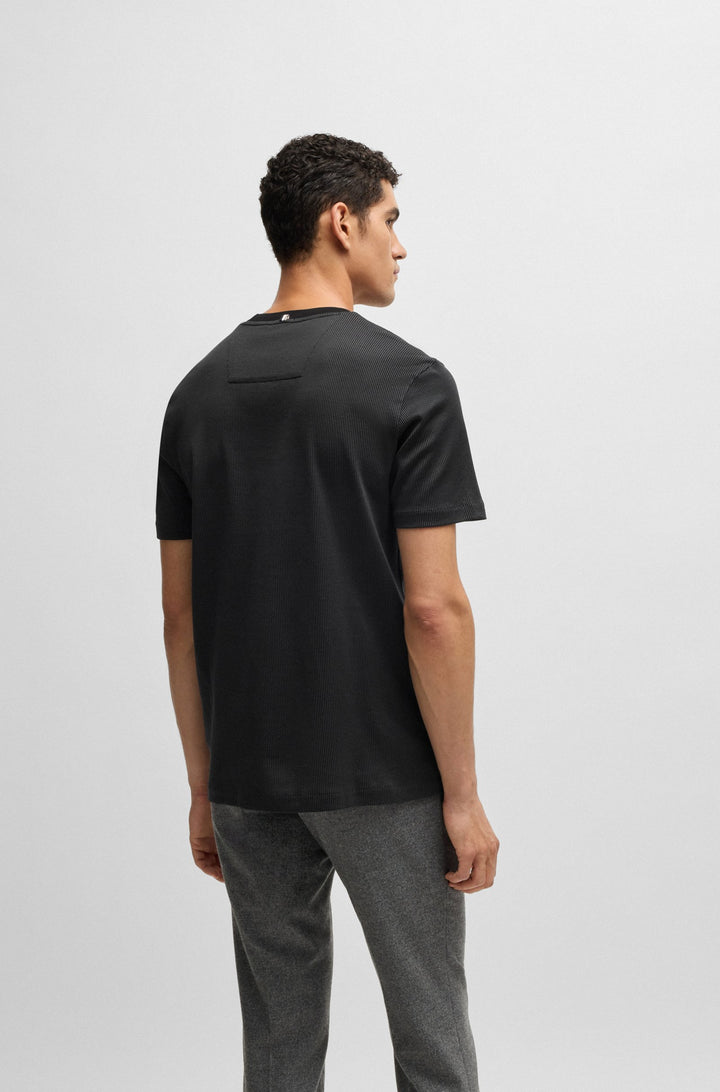 BOSS T-Shirts Regular Fit in Cotton - H-TIBURT 431 10262969 01-50518539- Concorde Fashion#color_black-001