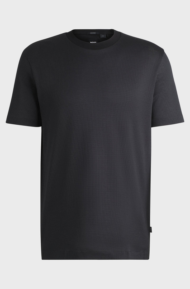 BOSS T-Shirts Regular Fit in Cotton - H-TIBURT 431 10262969 01-50518539- Concorde Fashion#color_black-001