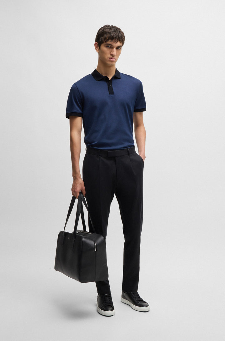 BOSS Polos Regular Fit in Cotton - H-PARLAY 431 10262969 01-50518563- Concorde Fashion#color_navy-404