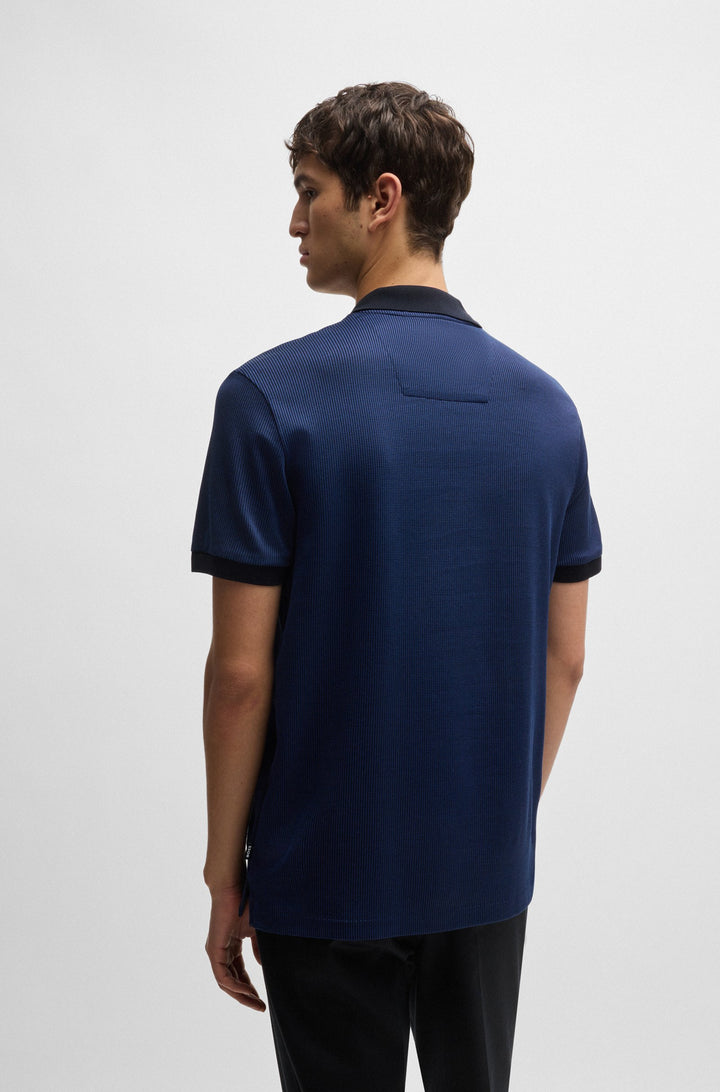 BOSS Polos Regular Fit in Cotton - H-PARLAY 431 10262969 01-50518563- Concorde Fashion#color_navy-404