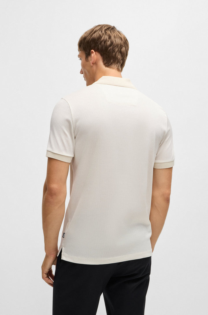 BOSS Polos Regular Fit in Cotton - H-PARLAY 431 10262969 01-50518563- Concorde Fashion#color_white-131