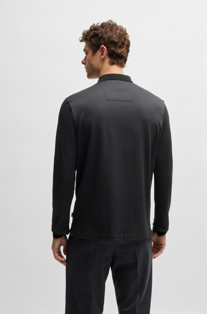 BOSS Polos Regular Fit in Cotton - H-PADO 431 10262969 01-50525033- Concorde Fashion#color_black-001