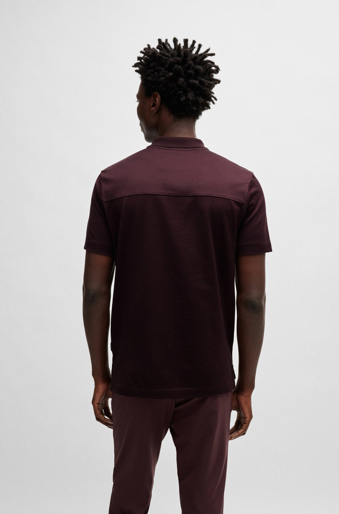 BOSS Polos Regular Fit in Cotton - P-PARLAY 207 10263004 01-50520242- Concorde Fashion#color_red-642