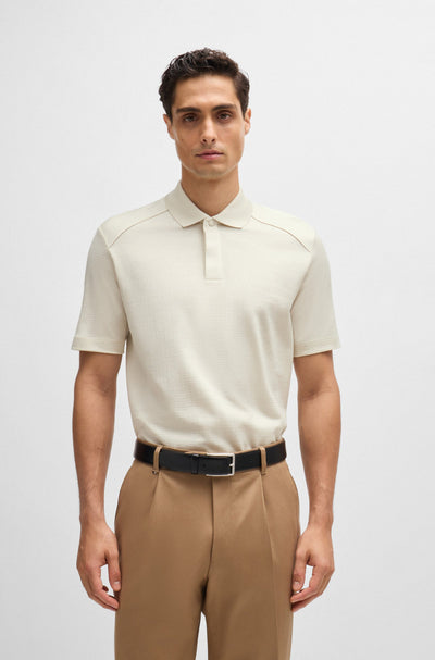 BOSS Polos Regular Fit in Cotton - P-PARLAY 207 10263004 01-50520242- Concorde Fashion#color_white-131