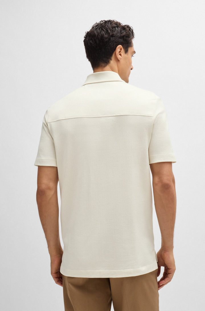 BOSS Polos Regular Fit in Cotton - P-PARLAY 207 10263004 01-50520242- Concorde Fashion#color_white-131