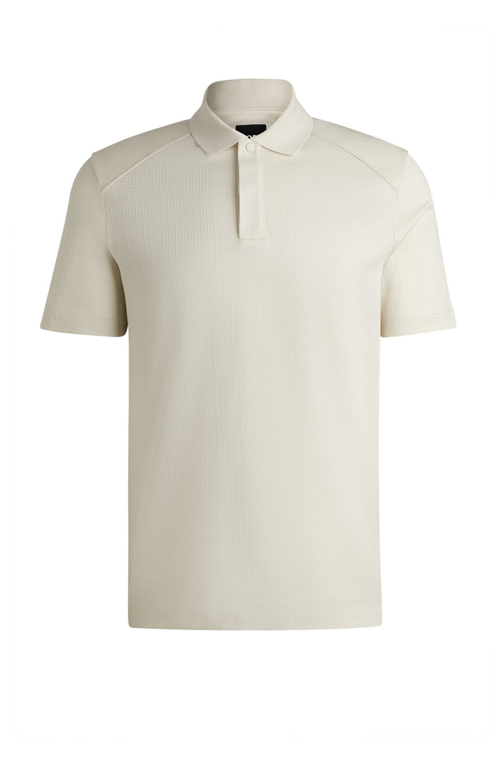 BOSS Polos Regular Fit in Cotton - P-PARLAY 207 10263004 01-50520242- Concorde Fashion#color_white-131