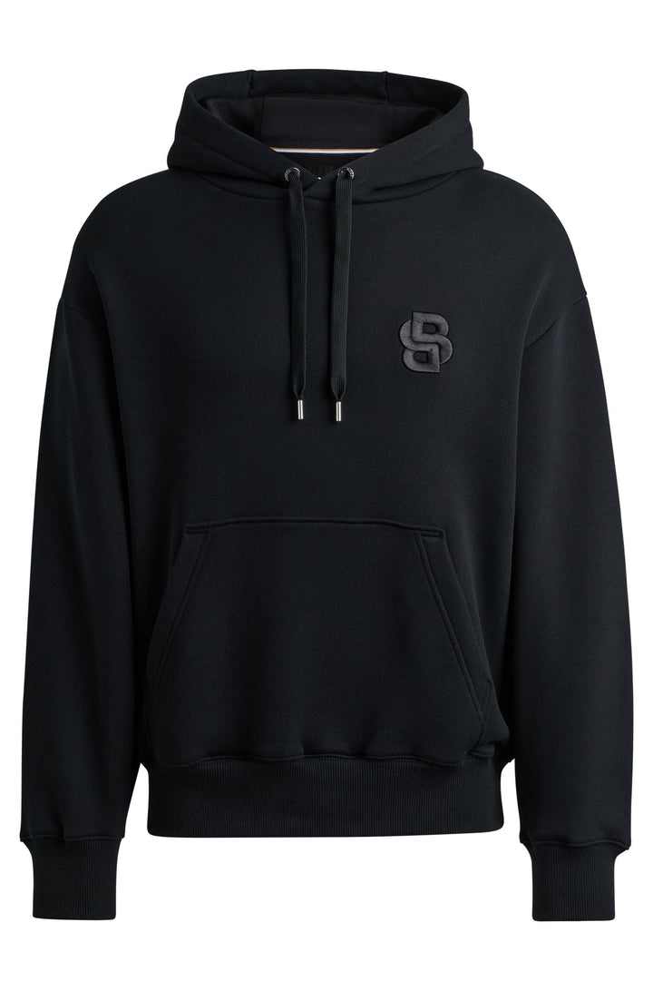 BOSS Hoodies Oversize Fit in Cotton - C-SULLIVAN 23 10263006 01-50518762- Concorde Fashion#color_black-001