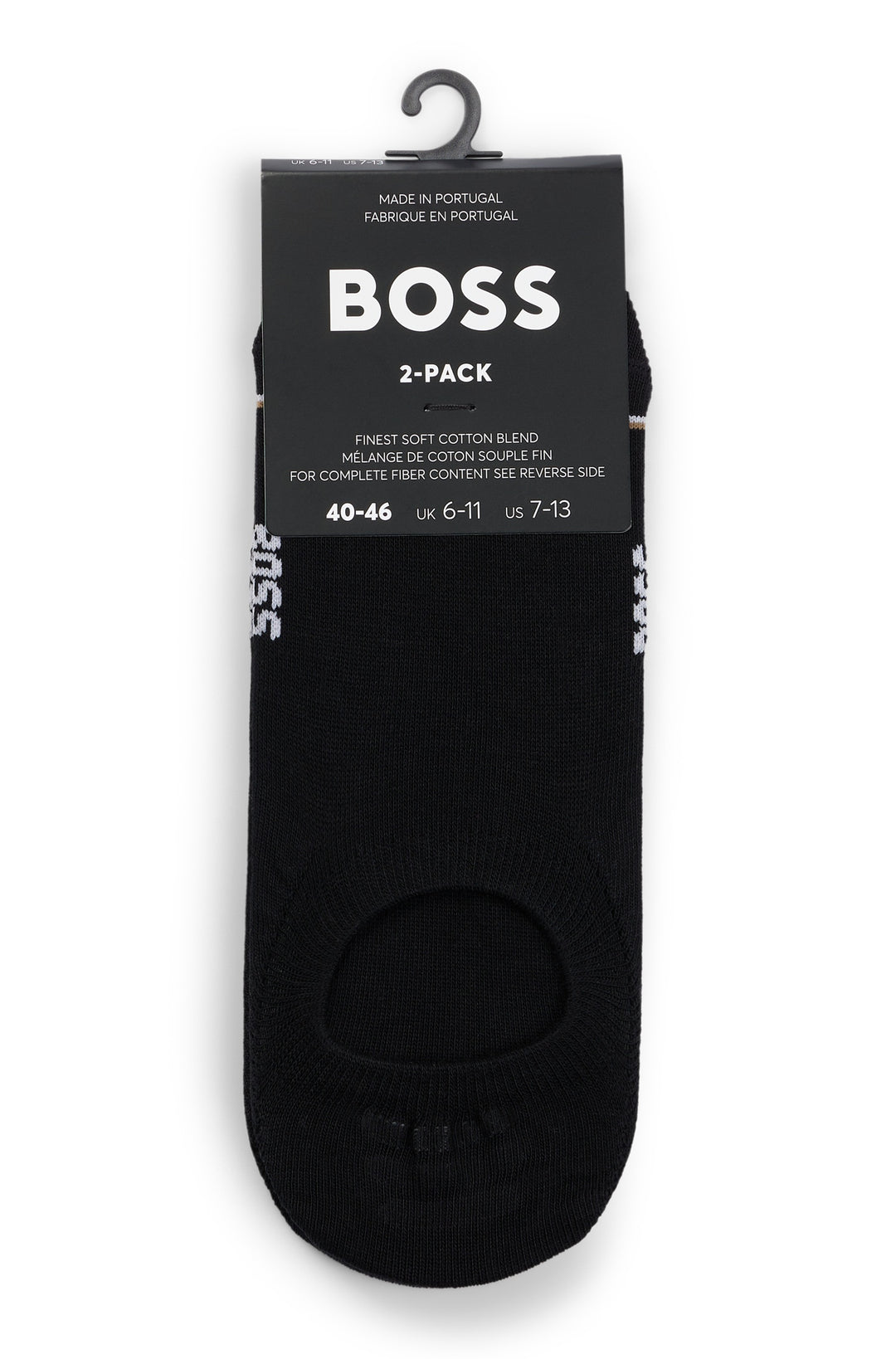 BOSS Socks  in Cotton Mix - 2P LC ICONIC CC 10263012 01-50522704- Concorde Fashion#color_black-001
