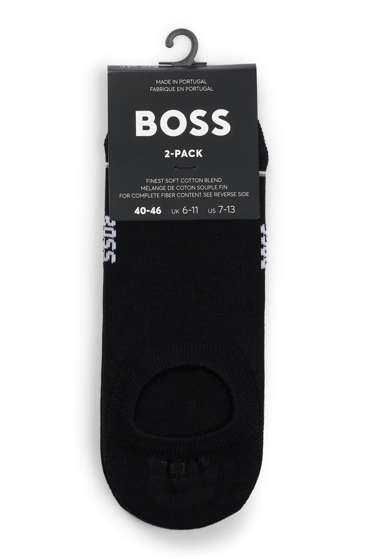 BOSS Socks  in Cotton Mix - 2P LC ICONIC CC 10263012 01-50522704- Concorde Fashion#color_black-001