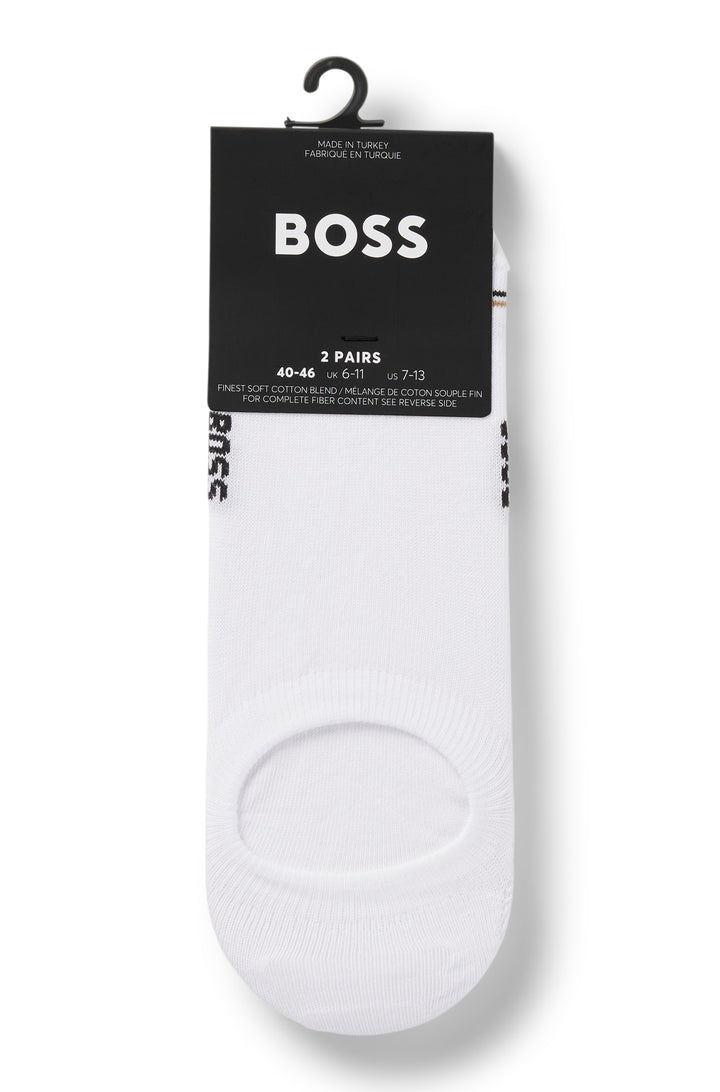 BOSS Socks  in Cotton Mix - 2P LC ICONIC CC 10263012 01-50522704- Concorde Fashion#color_white-100