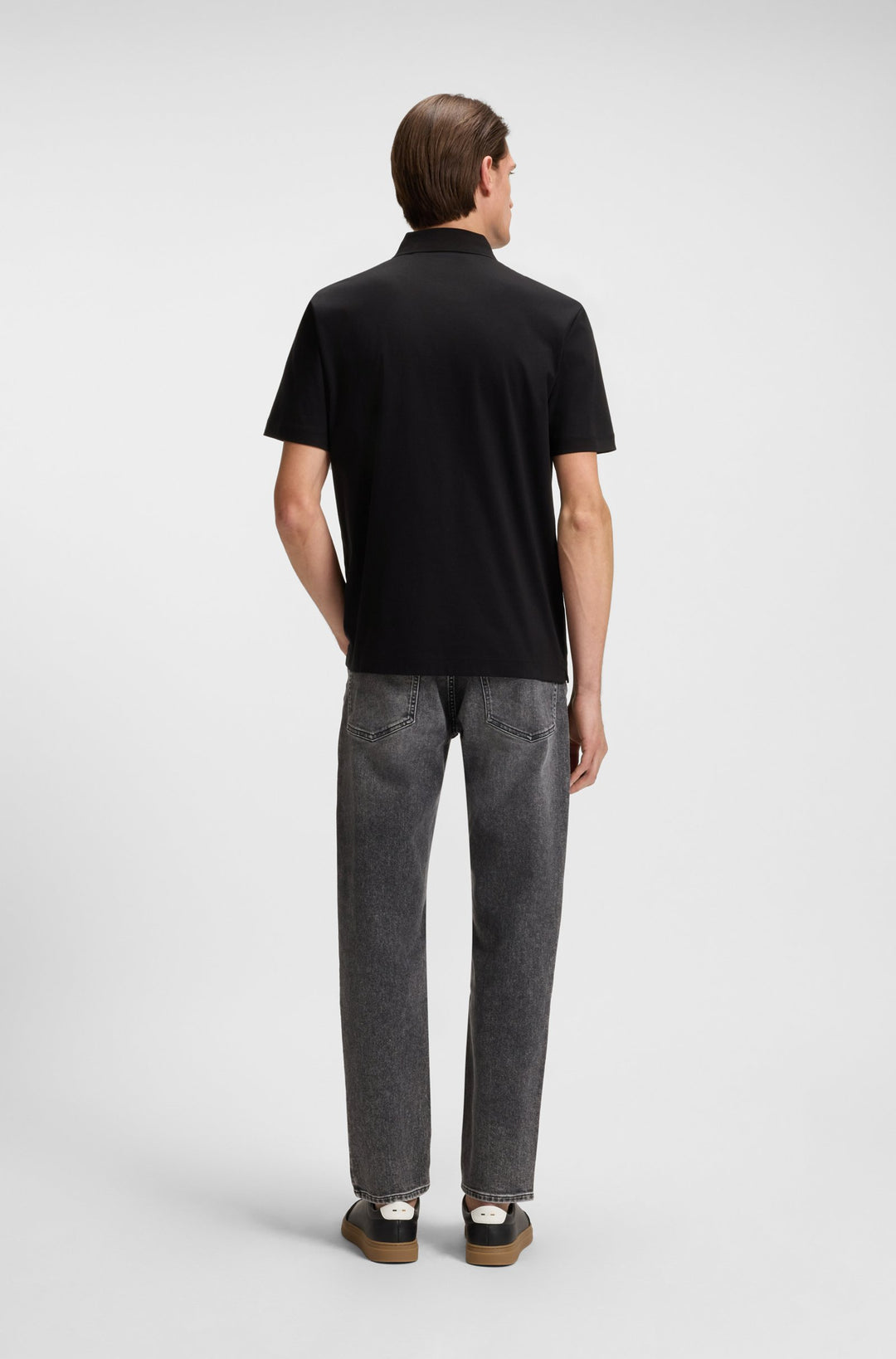 BOSS Polos Regular Fit in Cotton - C-PARRIS 01 10263030 01-50520297- Concorde Fashion#color_black-002