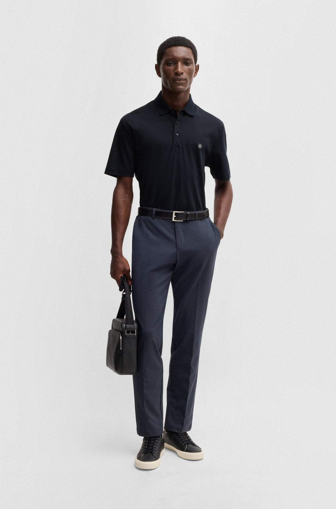 BOSS Polos Regular Fit in Cotton - C-PARRIS 01 10263030 01-50520297- Concorde Fashion#color_navy-404
