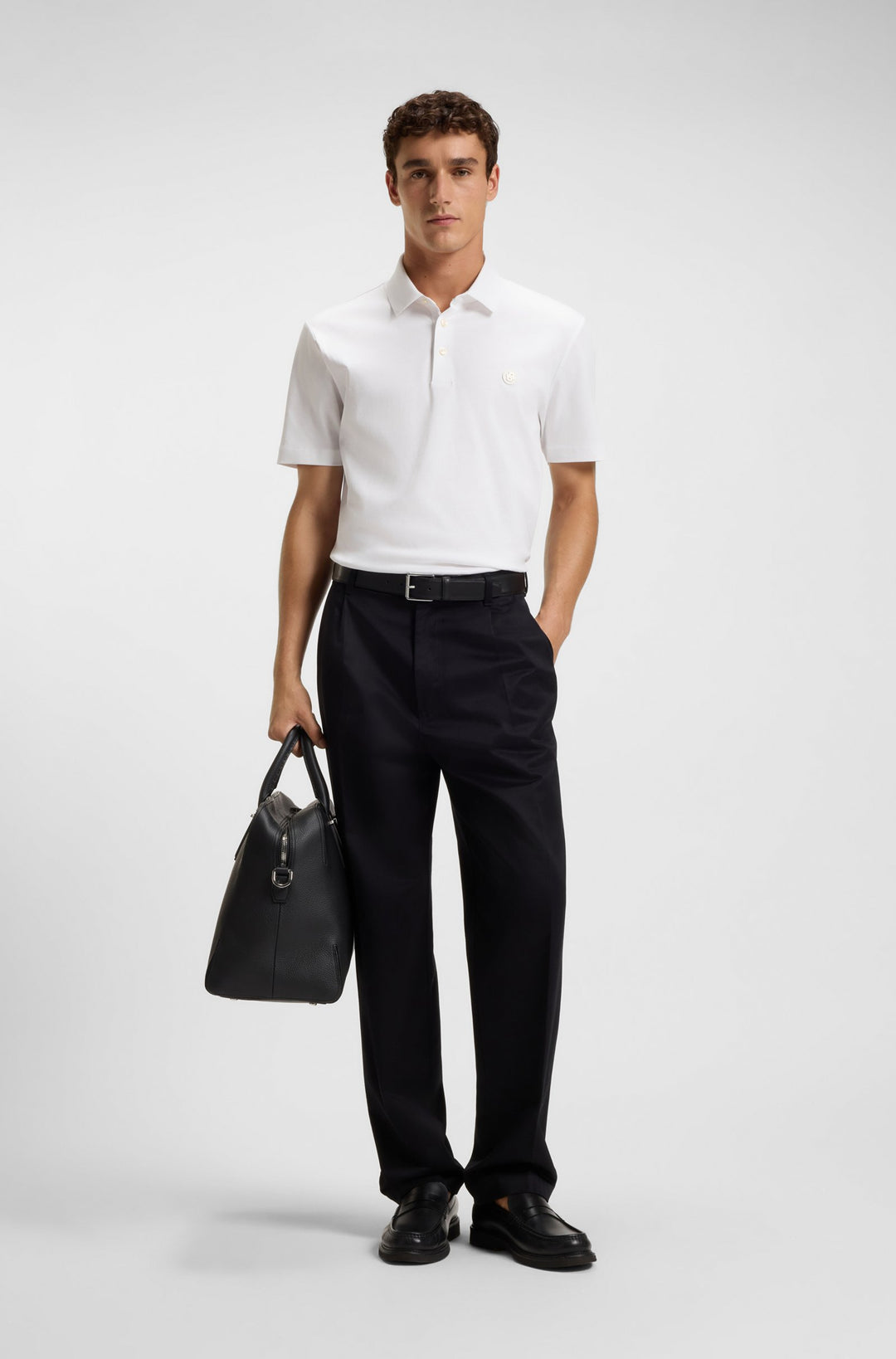 BOSS Polos Regular Fit in Cotton - C-PARRIS 01 10263030 01-50520297- Concorde Fashion#color_white-103
