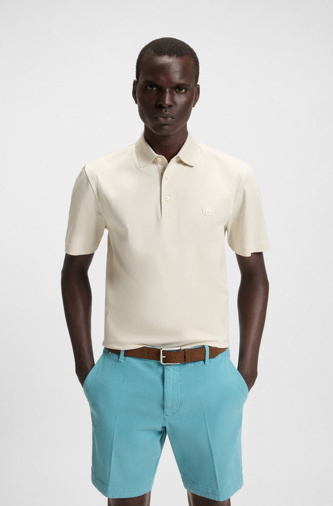 BOSS Polos Regular Fit in Cotton - C-PARRIS 01 10263030 01-50520297- Concorde Fashion#color_white-131
