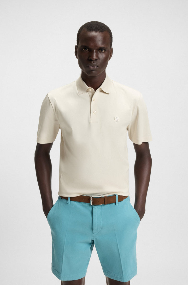 BOSS Polos Regular Fit in Cotton - C-PARRIS 01 10263030 01-50520297- Concorde Fashion#color_white-131
