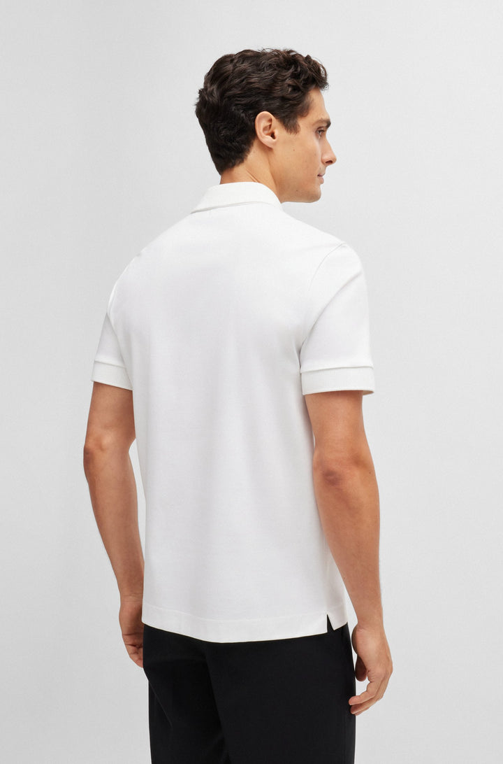 BOSS Polos Regular Fit in Cotton - C-PARRIS 01 10263030 01-50520297- Concorde Fashion#color_white-100