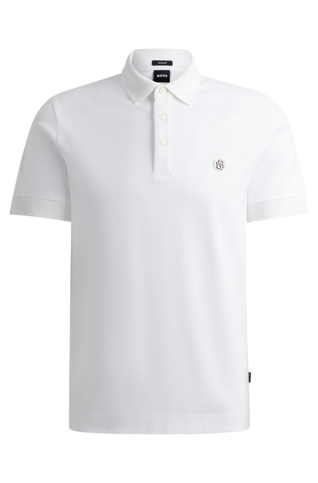 BOSS Polos Regular Fit in Cotton - C-PARRIS 01 10263030 01-50520297- Concorde Fashion#color_white-100