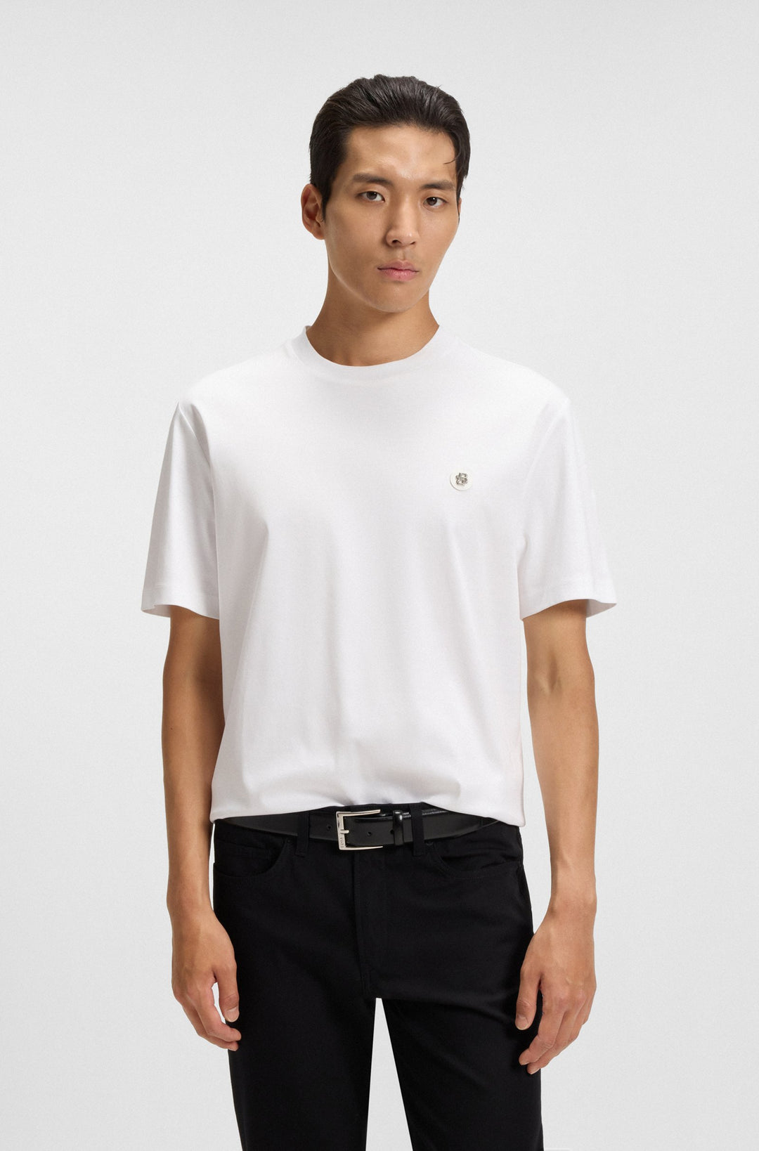 BOSS T-Shirts Regular Fit in Cotton - C-TAUT 01 10263030 01-50520298- Concorde Fashion#color_white-103