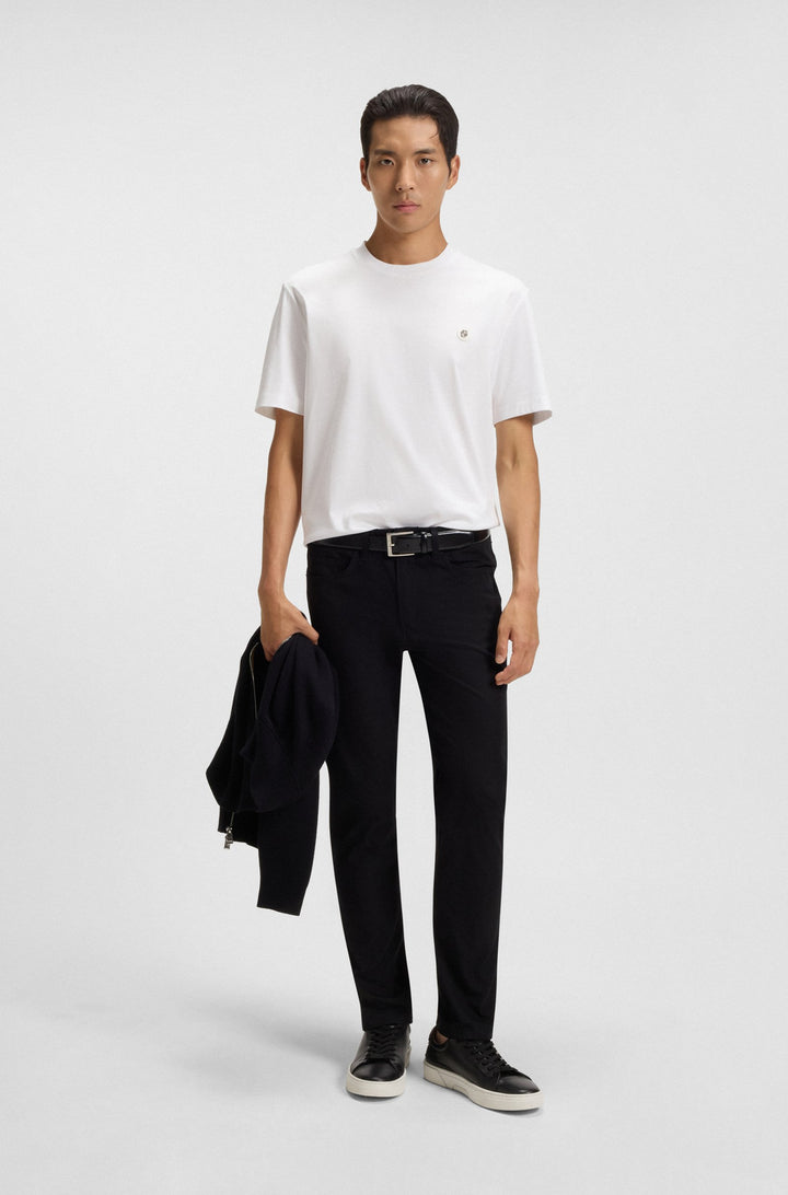 BOSS T-Shirts Regular Fit in Cotton - C-TAUT 01 10263030 01-50520298- Concorde Fashion#color_white-103