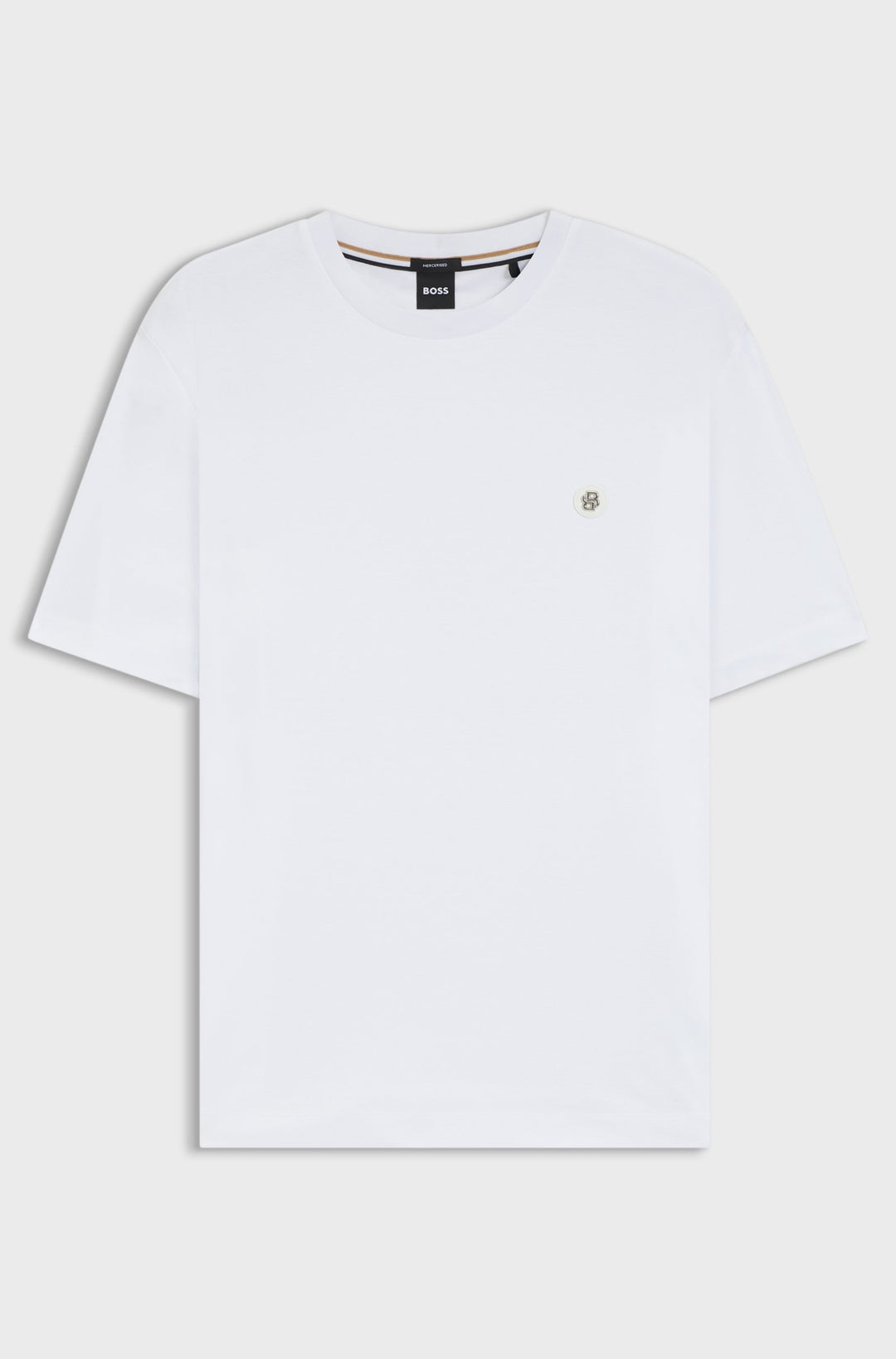 BOSS T-Shirts Regular Fit in Cotton - C-TAUT 01 10263030 01-50520298- Concorde Fashion#color_white-103