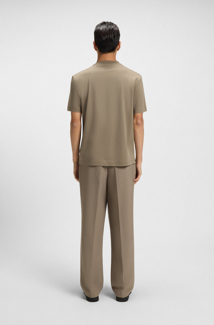 BOSS T-Shirts Regular Fit in Cotton - C-TAUT 01 10263030 01-50520298- Concorde Fashion#color_brown-245