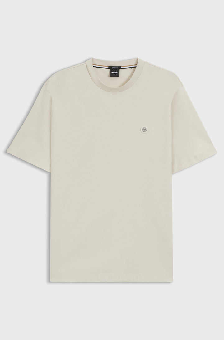 BOSS T-Shirts Regular Fit in Cotton - C-TAUT 01 10263030 01-50520298- Concorde Fashion#color_white-131