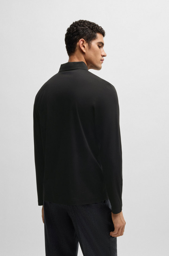 BOSS Polos Regular Fit in Cotton - C-PALEY 01 10263030 01-50523917- Concorde Fashion#color_black-001