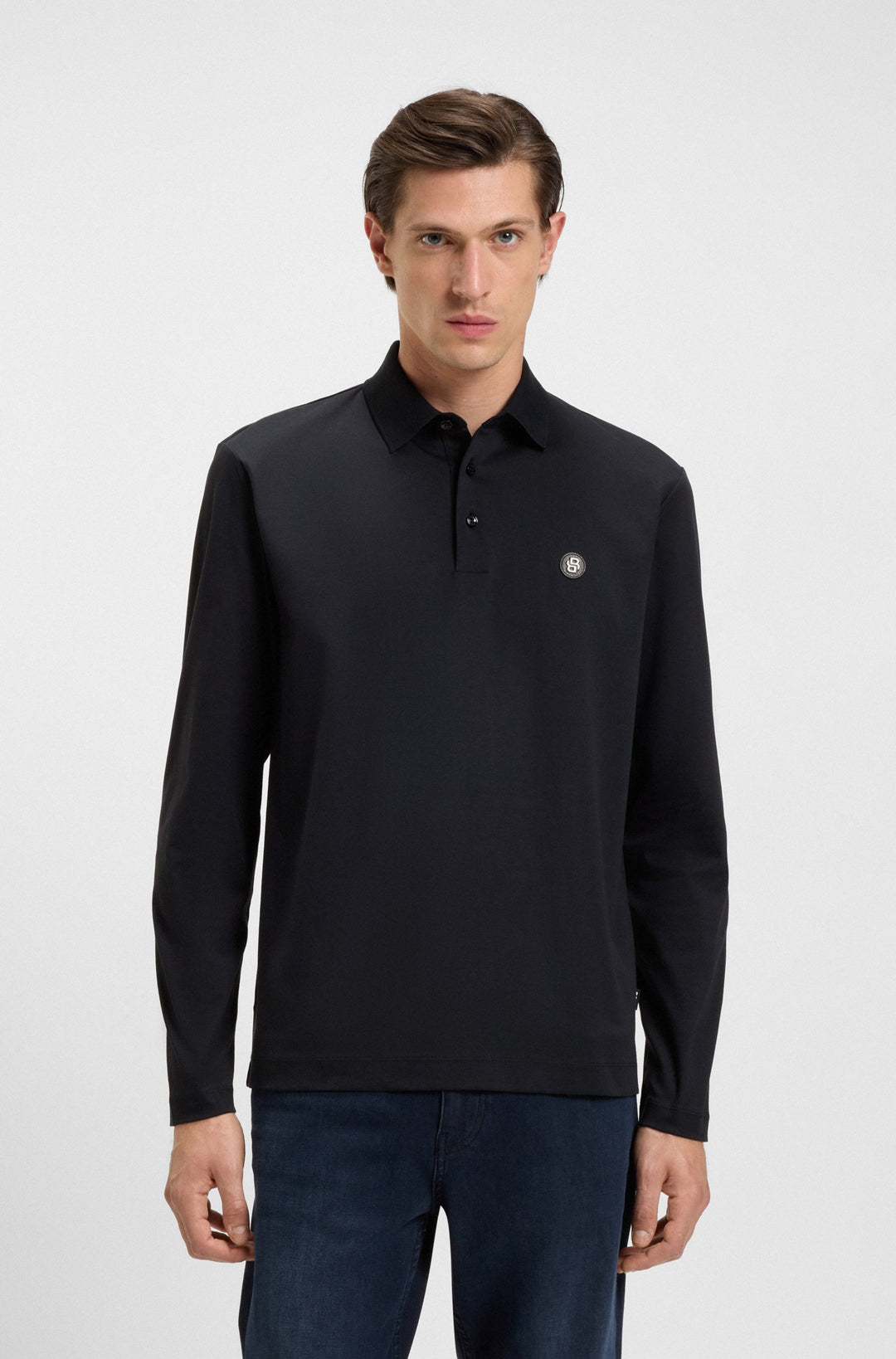 BOSS Polos Regular Fit in Cotton - C-PALEY 01 10263030 01-50523917- Concorde Fashion#color_navy-406