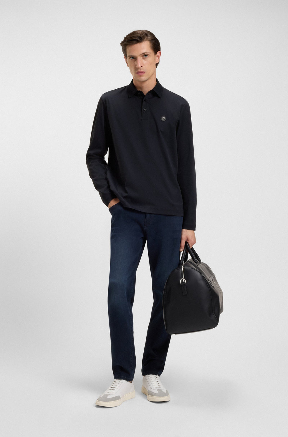 BOSS Polos Regular Fit in Cotton - C-PALEY 01 10263030 01-50523917- Concorde Fashion#color_navy-406