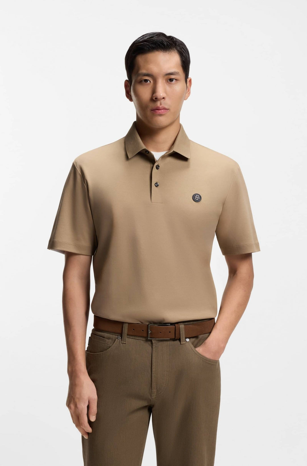 BOSS Polos Regular Fit - C-PARRIS 01 50555829- Concorde Fashion#color_beige-252