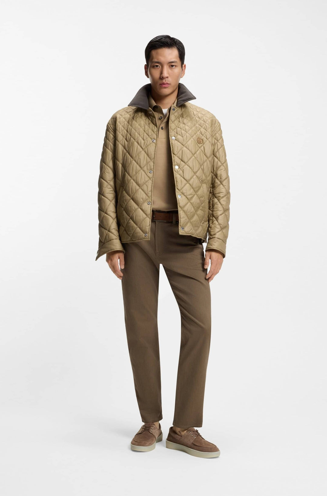 BOSS Polos Regular Fit - C-PARRIS 01 50555829- Concorde Fashion#color_beige-252