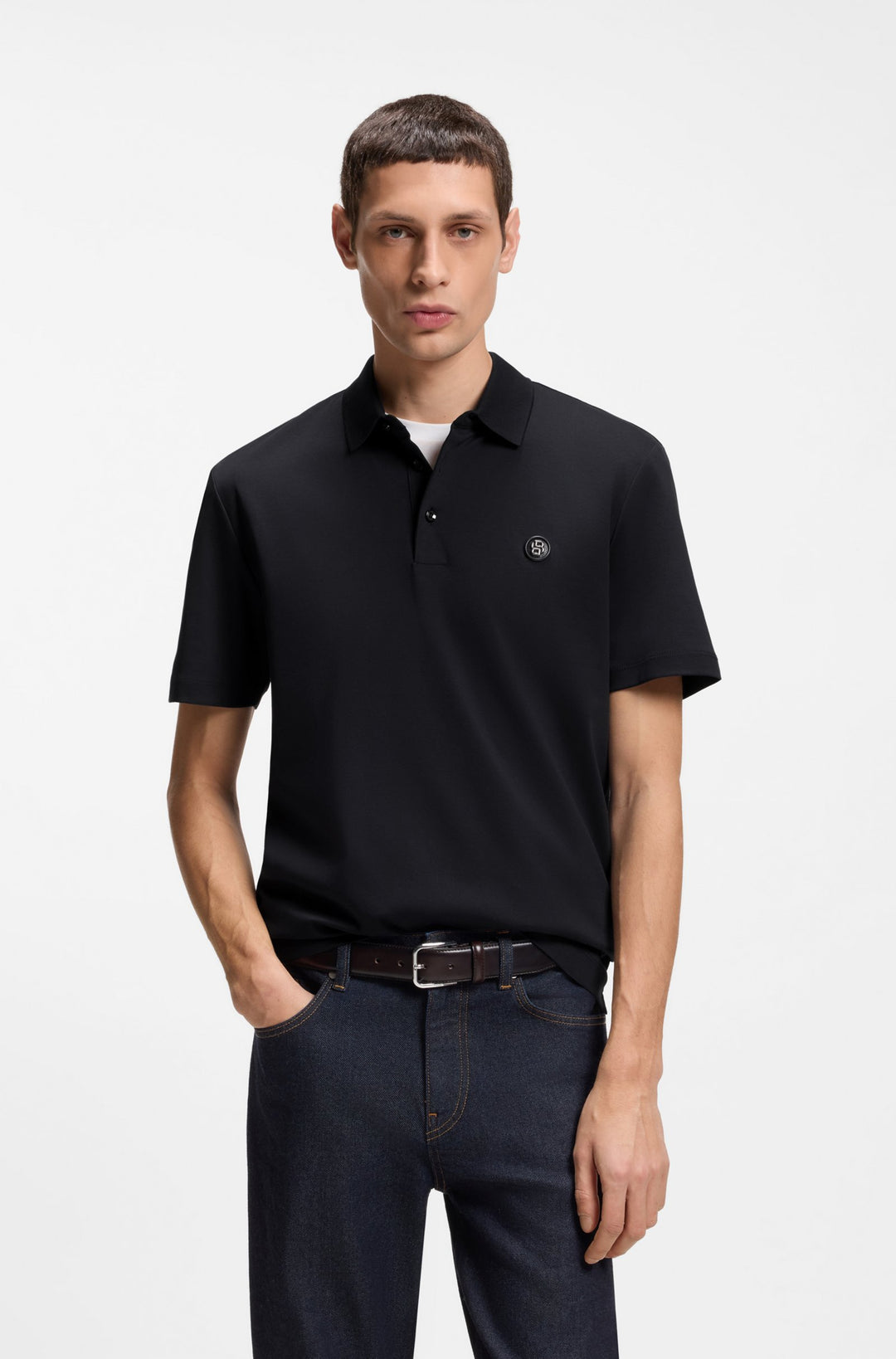 BOSS Polos Regular Fit - C-PARRIS 01 50555829- Concorde Fashion#color_navy-404