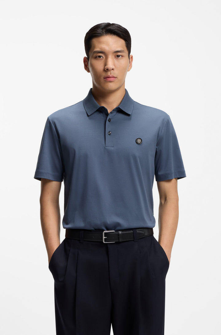 BOSS Polos Regular Fit - C-PARRIS 01 50555829- Concorde Fashion#color_blue-468