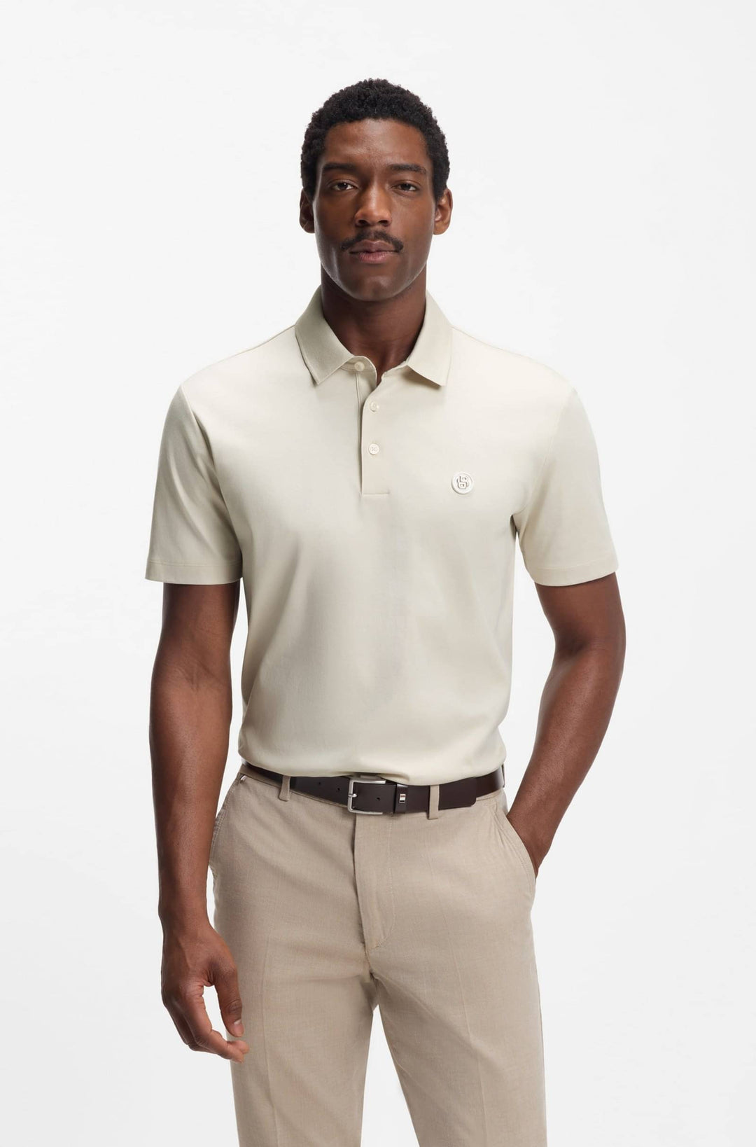 BOSS Polos Regular Fit - C-PARRIS 01 50555829- Concorde Fashion#color_white-131