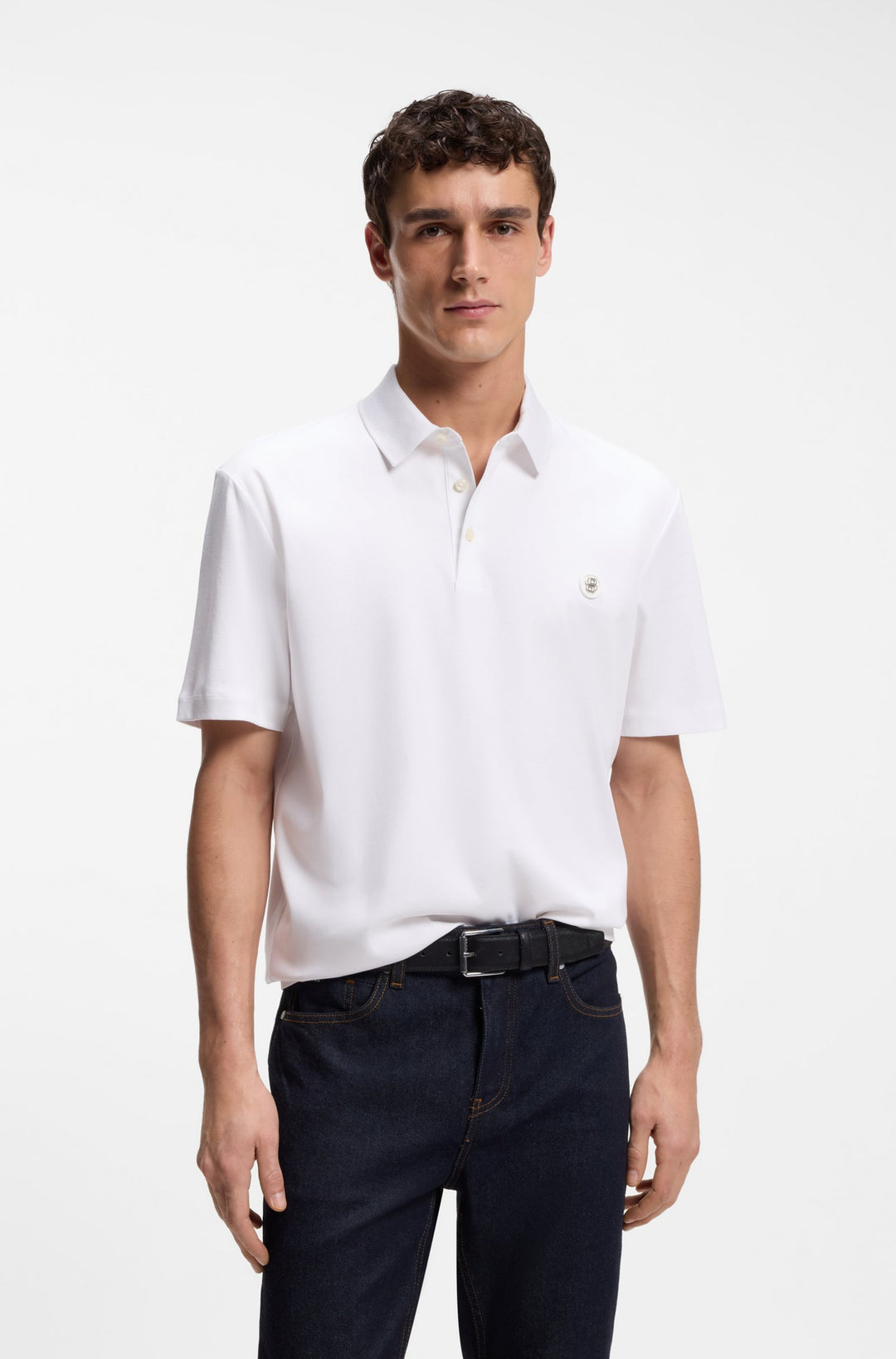 BOSS Polos Regular Fit - C-PARRIS 01 50555829- Concorde Fashion#color_white-100