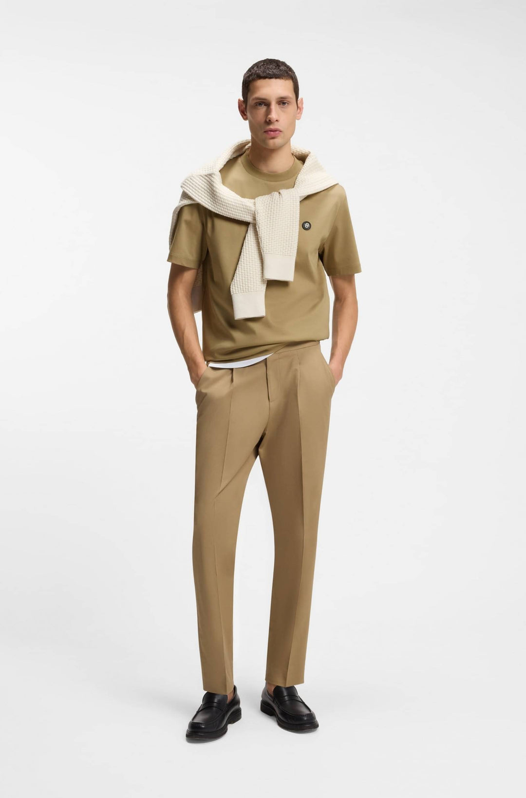 BOSS T-Shirts Regular Fit - C-TAUT 01 50555844- Concorde Fashion#color_beige-252