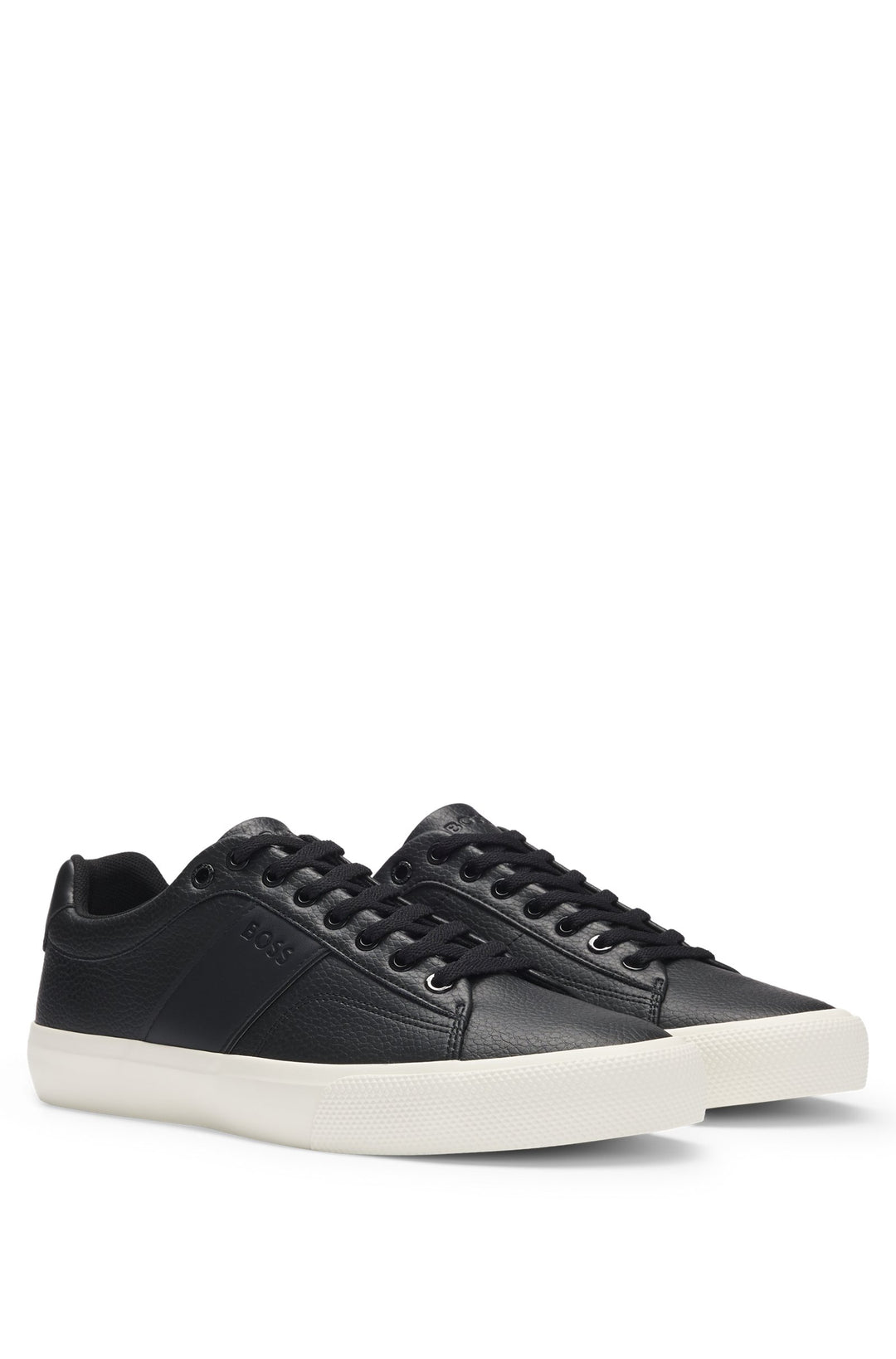 BOSS Sneakers Standard Sole in Artificial Leather - AIDEN_TENN_GRLTP 10263031 01-50522833- Concorde Fashion#color_black-001