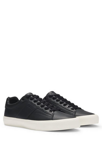 BOSS Sneakers Standard Sole in Artificial Leather - AIDEN_TENN_GRLTP 10263031 01-50522833- Concorde Fashion#color_black-001